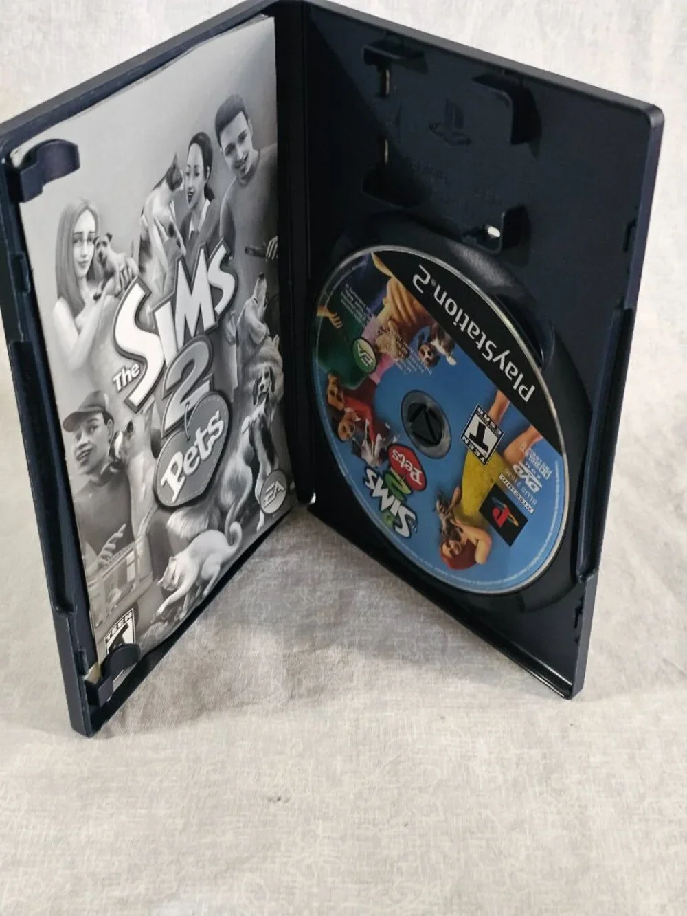 The Sims 2 Pets PS2 PlayStation 2 2005 Complete W/ Manual CIB Disc Good Tested